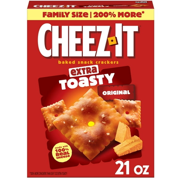 Cheez-It Extra Toasty Cheese Crackers (21 oz)