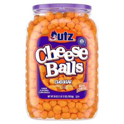 Utz Cheeseball Barrel (28 oz)
